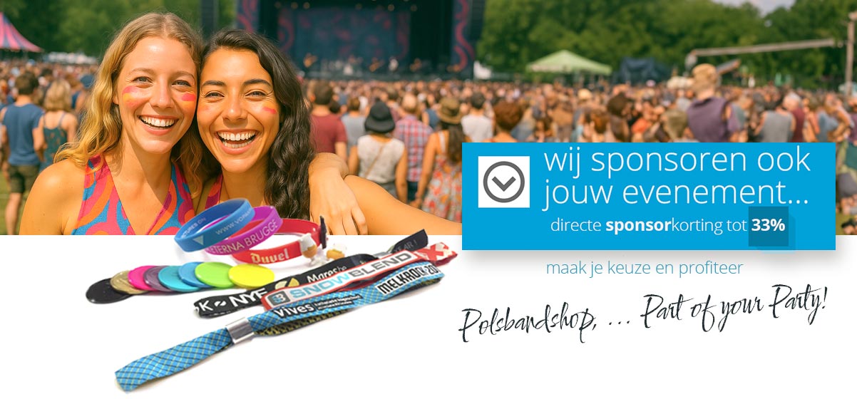 Wij sponsoren ook jouw evenement