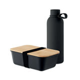 Cadeauset lunchbox en fles