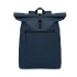 600D polyester rolltop rugzak - blauw