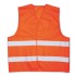 Veiligheidshesje polyester - oranje