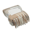 Geruite mohair deken - beige