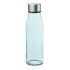 Glazen drinkfles 500ML - transparant blauw