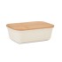 Lunchbox PP bamboe deksel 1L - beige