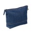 Gerecycled denim toilettasje - blauw