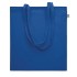 Tas organisch katoen 180 gr/m² - royal blauw