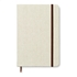 A5 notitieboek, canvas - beige