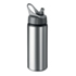 Aluminium drinkfles 600 ml - mat zilver