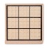 Houten sudoku bordspel